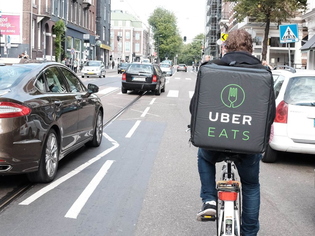 UberEats_cyclist_in_Amsterdam